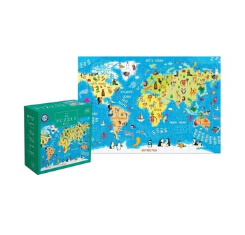 PUZZLE 250 KIDS 5 WORLD MAP