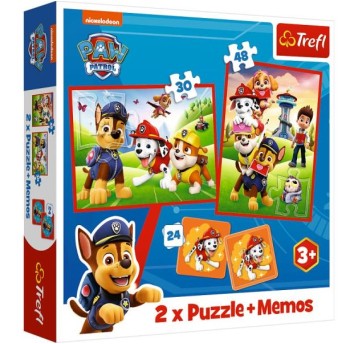 PUZZLE 2W1 MEMOS PSIA EKIPA W AKCJI 93337
