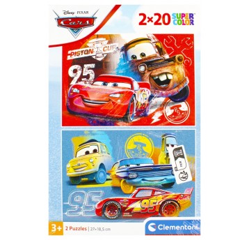 PUZZLE 2X20 CARS DISNEY 8087
