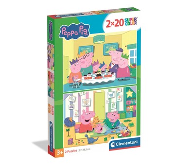 PUZZLE 2X20 ELEMENTÓW ŚWINKA PEPPA 8315