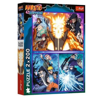 PUZZLE 2X200 NINJA Z WIOSKI UKRYTEGO LIŚCIA 13333