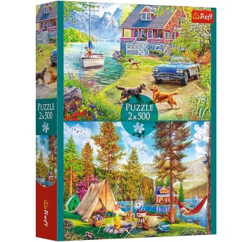 PUZZLE 2X500 LETNI RELAKS 37497