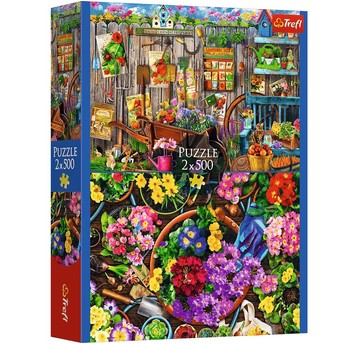 PUZZLE 2X500 PRACE W OGRODZIE 37529