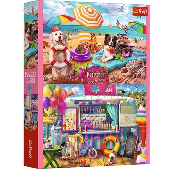 PUZZLE 2X500 WAKACYJNY CZAS 37533