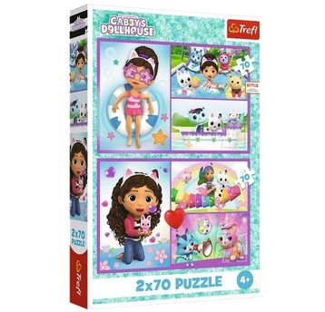 PUZZLE 2X70 BAW SIĘ Z GABBY 34438