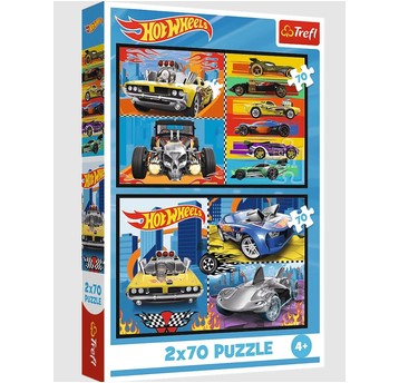 PUZZLE 2X70 SAMOCHODZIKI 34442