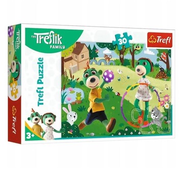 PUZZLE 30 AKTYWNY DZIEŃ RODZINA TREFLIKÓW 18287
