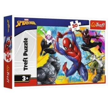 PUZZLE 30 KOLORY SPIDER MANA 18307