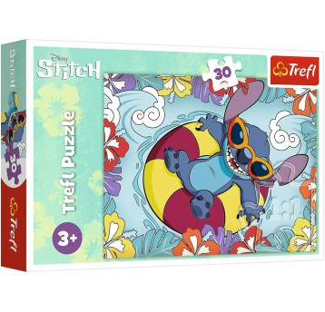 PUZZLE 30 LILO I STITCH NA WAKACJACH 18305