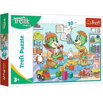 PUZZLE 30 RADOSNA RODZINA TREFLIKÓW 18303