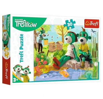 PUZZLE 30 TREFLIKI NAD STAWEM 18265