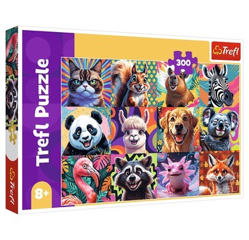 PUZZLE 300 ZABAWNE PORTRETY ZWIERZĄT 23030