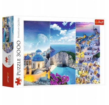 PUZZLE 3000 GRECKIE WAKACJE 33073