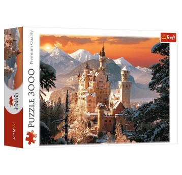 PUZZLE 3000 ZIMOWY ZAMEK NEUSCHWANSTEIN 33025
