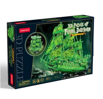 PUZZLE 3D LATAJACY HOLENDER ŚWIECĄCY W CIEMNO 0417