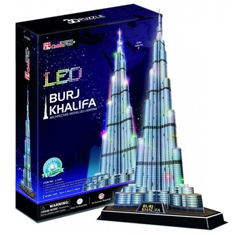 PUZZLE 3D LED BURJ KHALIFA 136 EL 5089