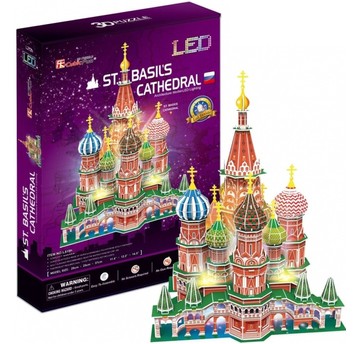 PUZZLE 3D LED KATEDRA ŚW.BASILS