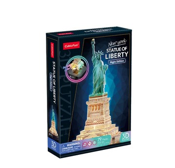 PUZZLE 3D LED STATUA WOLNOŚCI WERSJA NOCNA 5362