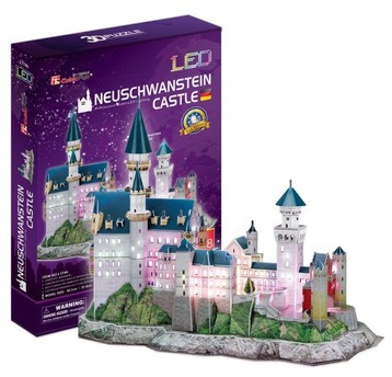 PUZZLE 3D LED ZAMEK NEUCHWANSTEIN 5102