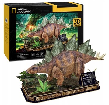 PUZZLE 3D NATIONAL GEOGRAPHIC STEGOZAUR 0541