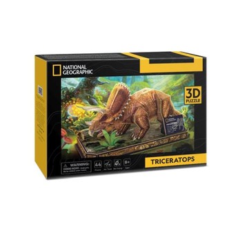PUZZLE 3D NATIONAL GEOGRAPHIC TRICERATOPS 0526