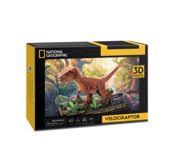 PUZZLE 3D NATIONAL GEOGRAPHIC WELOCIRAPTOR 0534