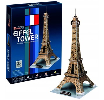 PUZZLE 3D WIEŻA EIFFEL"A 39EL.0442