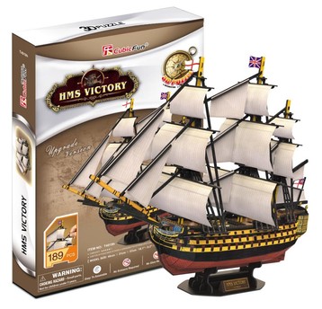PUZZLE 3D ŻAGLOWIEC HMS VICTORY 189 EL 0196