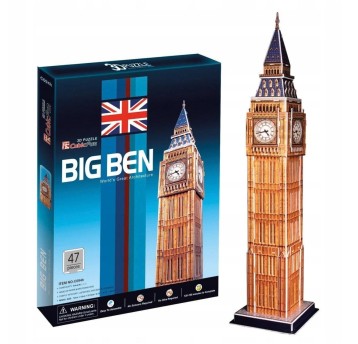 PUZZLE 3D ZEGAR BIG BEN 47EL.0947