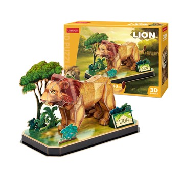 PUZZLE 3D ZWIERZĘTA LEW 8561