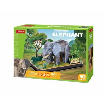 PUZZLE 3D ZWIERZĘTA SŁOŃ 8585