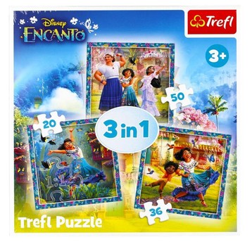 PUZZLE 3W1 BOHATEROWIE MAGICZNEGO ENCANTO 34866