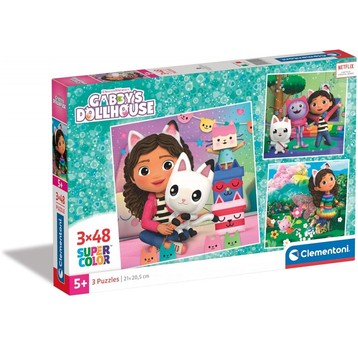 PUZZLE 3W1 KOCI DOMEK GABI 2954