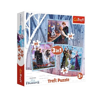PUZZLE 3W1 MAGICZNA OPOWIEŚĆ FROZEN 34853