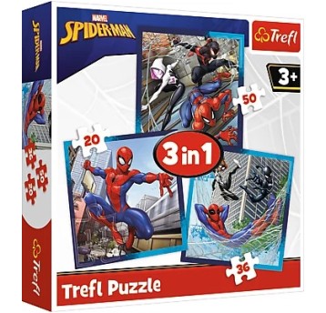PUZZLE 3W1 PAJĘCZY PRZYJACIEL/MARVEL SPIDERM 34874
