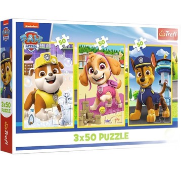 PUZZLE 3X50 NASZE PIESKI 34878