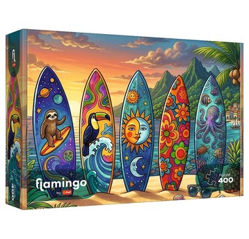 PUZZLE 400 LETNIA PRZYGODA NA FALI 11214