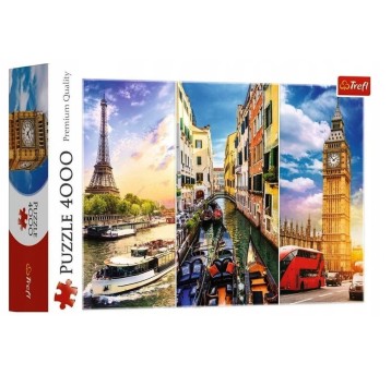 PUZZLE 4000 WYCIECZKA PO EUROPIE 45009
