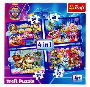 PUZZLE 4W1 BOHATEROWIE NA RATUNEK PSI PATROL 34621