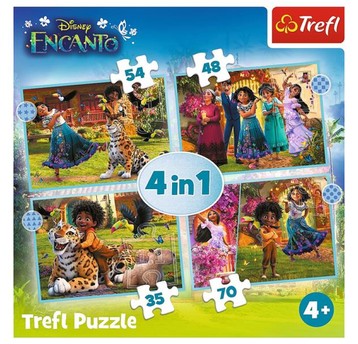 PUZZLE 4W1 NASZE MAGICZNE ENCANTO 34615
