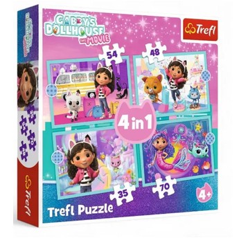PUZZLE 4W1 PRZYGODA GABBY 34670