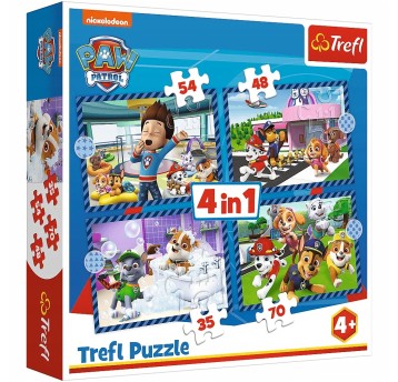 PUZZLE 4W1 PSIE SPRAWY/VIACOM PAW PATROL 34650