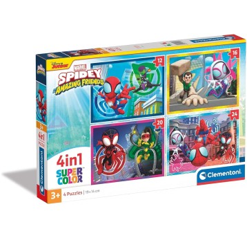 PUZZLE 4W1 SPIDEY AND HIS AMAZING FRIENDS 5287
