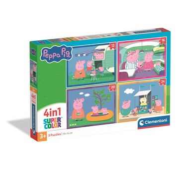 PUZZLE 4W1 ŚWINKA PEPPA 2026 7519