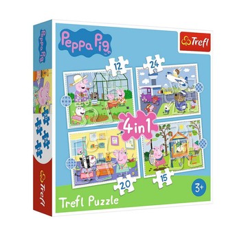 PUZZLE 4W1 WSPOMNIENIA Z WAKACJI ŚWINKAPEPPA 34359