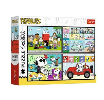 PUZZLE 4X250 FISTASZKOWE PRZYGODY 13370