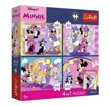 PUZZLE 4X88 PREMIUM MAGICZNE MOMENTY MINNIE 34704