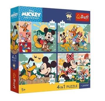 PUZZLE 4X88 PREMIUM RAZEM Z PRZYJACIÓŁMI 34706
