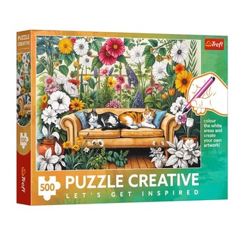 PUZZLE 500 CREATIVE KOCIA ORANŻERIA 37562