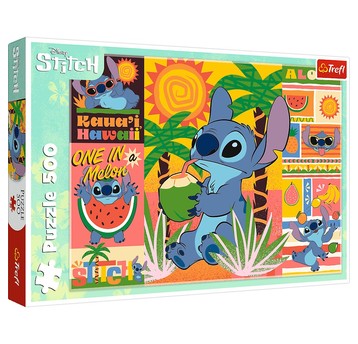 PUZZLE 500 HOLIDAYS WITH STITCH 37483